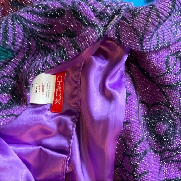 💐Beautiful CHACOK vintage crochet and embroidered bag. NWOT - Picture 7 of 15